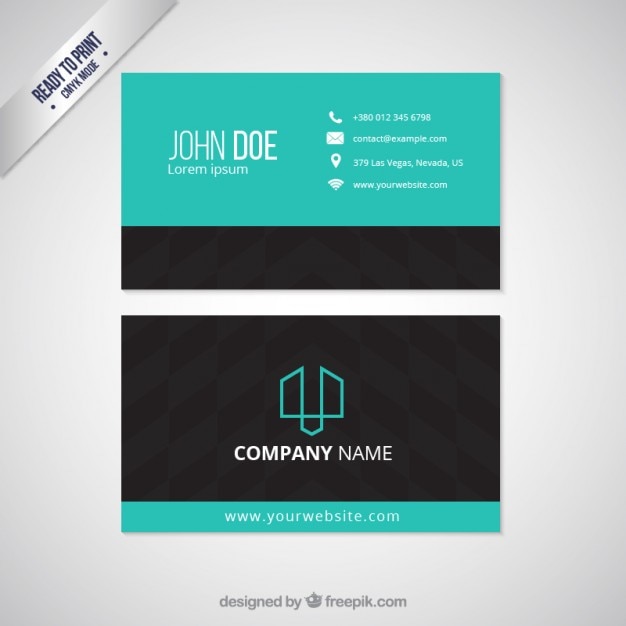 business visit card template free download