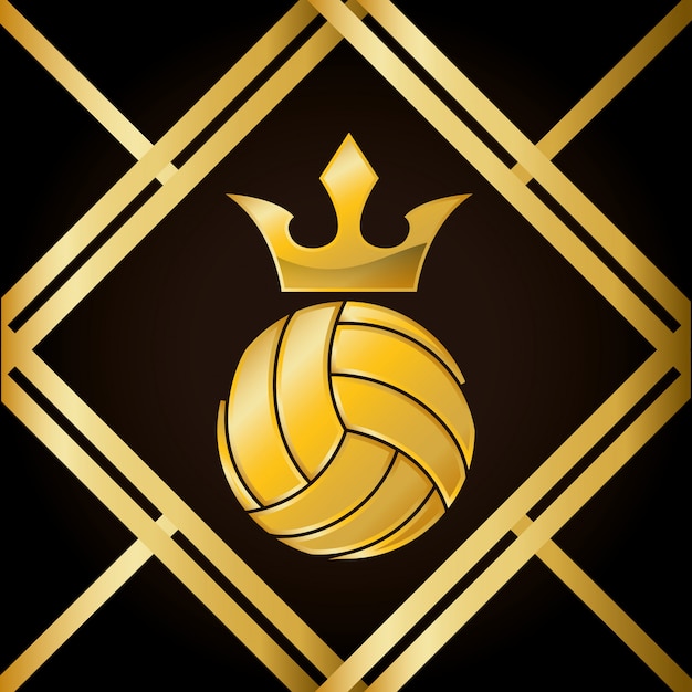 Download Premium Vector | Volleyball icon design