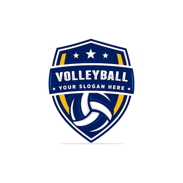 Premium Vector | Volleyball logo vector