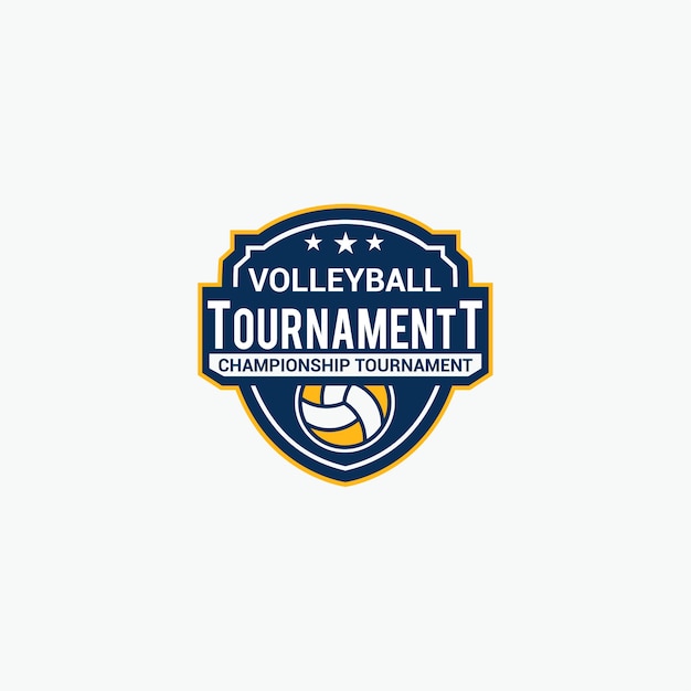 Volleyball logo Vector | Premium Download