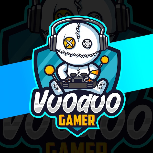 Download Free Voodoo Gamer Mascot Esport Logo Design Premium Vector Use our free logo maker to create a logo and build your brand. Put your logo on business cards, promotional products, or your website for brand visibility.