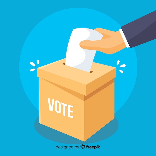 Voting and election concept | Free Vector