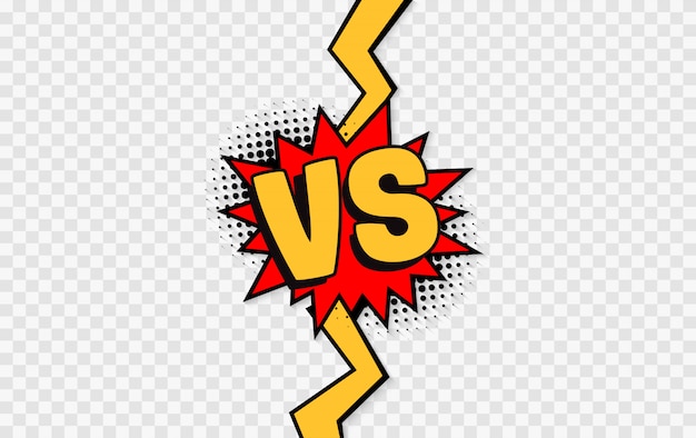 Vs Versus Letter Logo Battle Vs Match Game Premium Vector