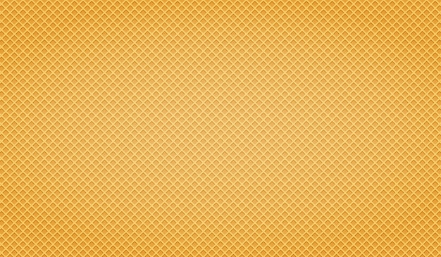 Waffle yellow . texture wafer pattern . Premium Vector