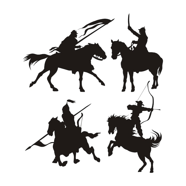 Premium Vector | War horse logo