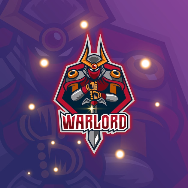 Premium Vector | Warlord mascot logo