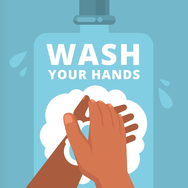 Download Wash your hands | Free Vector