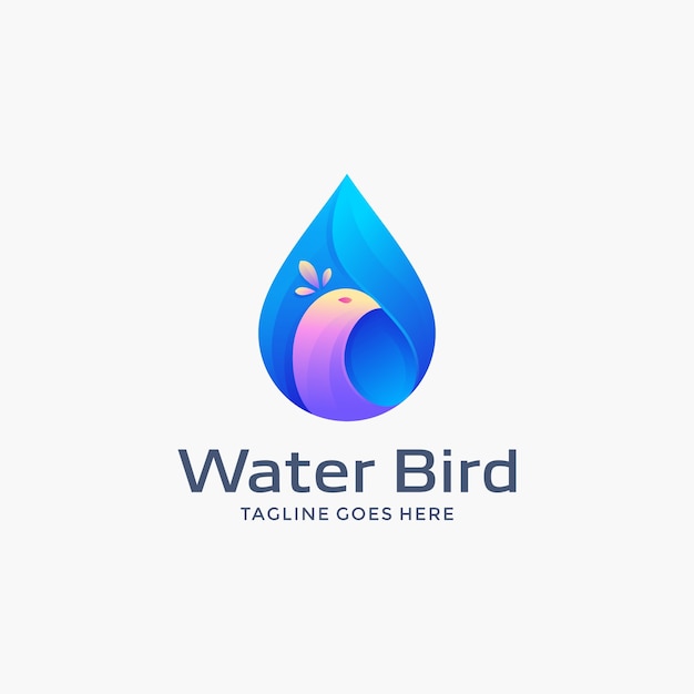 Download Free Water Bird Logo Design Template Premium Vector Use our free logo maker to create a logo and build your brand. Put your logo on business cards, promotional products, or your website for brand visibility.