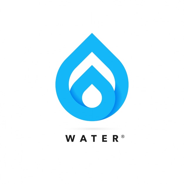 Download Free Water Drop Abstract Logo Premium Vector Use our free logo maker to create a logo and build your brand. Put your logo on business cards, promotional products, or your website for brand visibility.