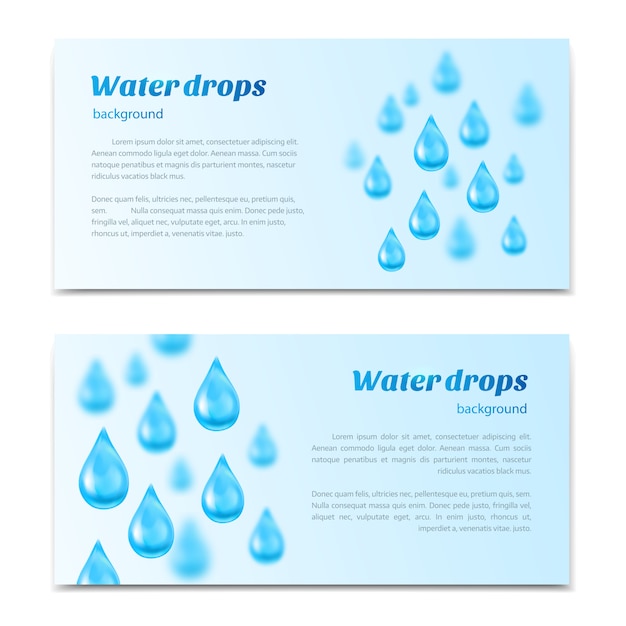 Download Free Water Drops Background Banners Labels Set Mineral Water Spring Use our free logo maker to create a logo and build your brand. Put your logo on business cards, promotional products, or your website for brand visibility.