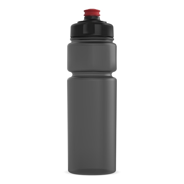 Download Premium Vector | Water flask mockup. plastic container for fitness energy drink. cycling ...