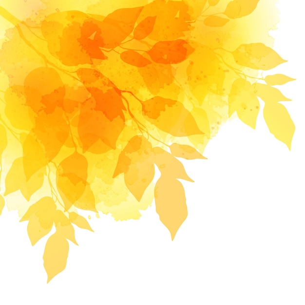 Download Free Vector | Watercolor autumnal leaves