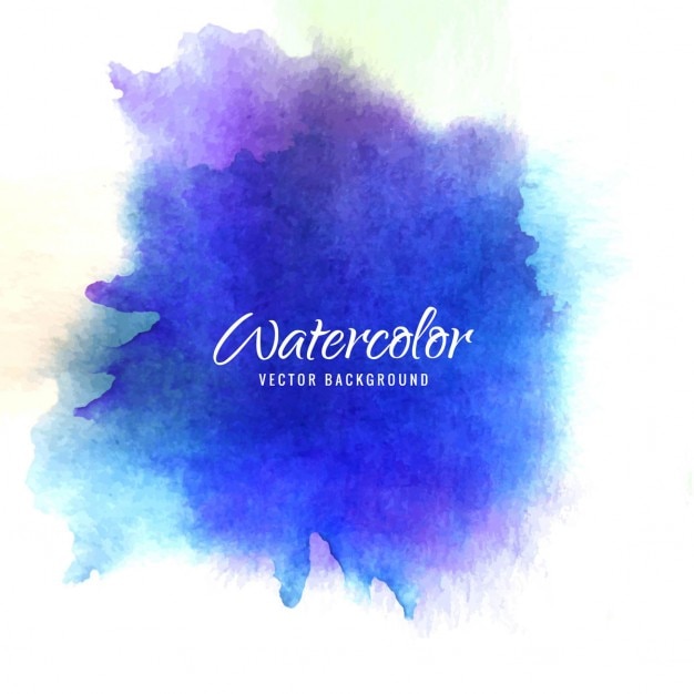 Watercolor background blue and purple Vector | Free Download