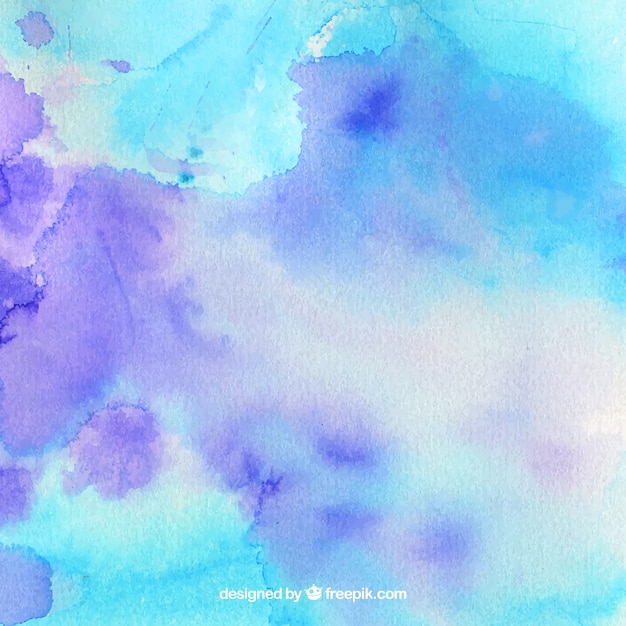 Watercolor background in blue and purple tones Vector | Free Download