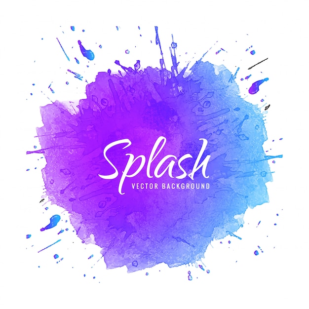 Download Free Vector | Watercolor background hand paint splash