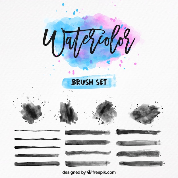 brush watercolor adobe illustrator free download