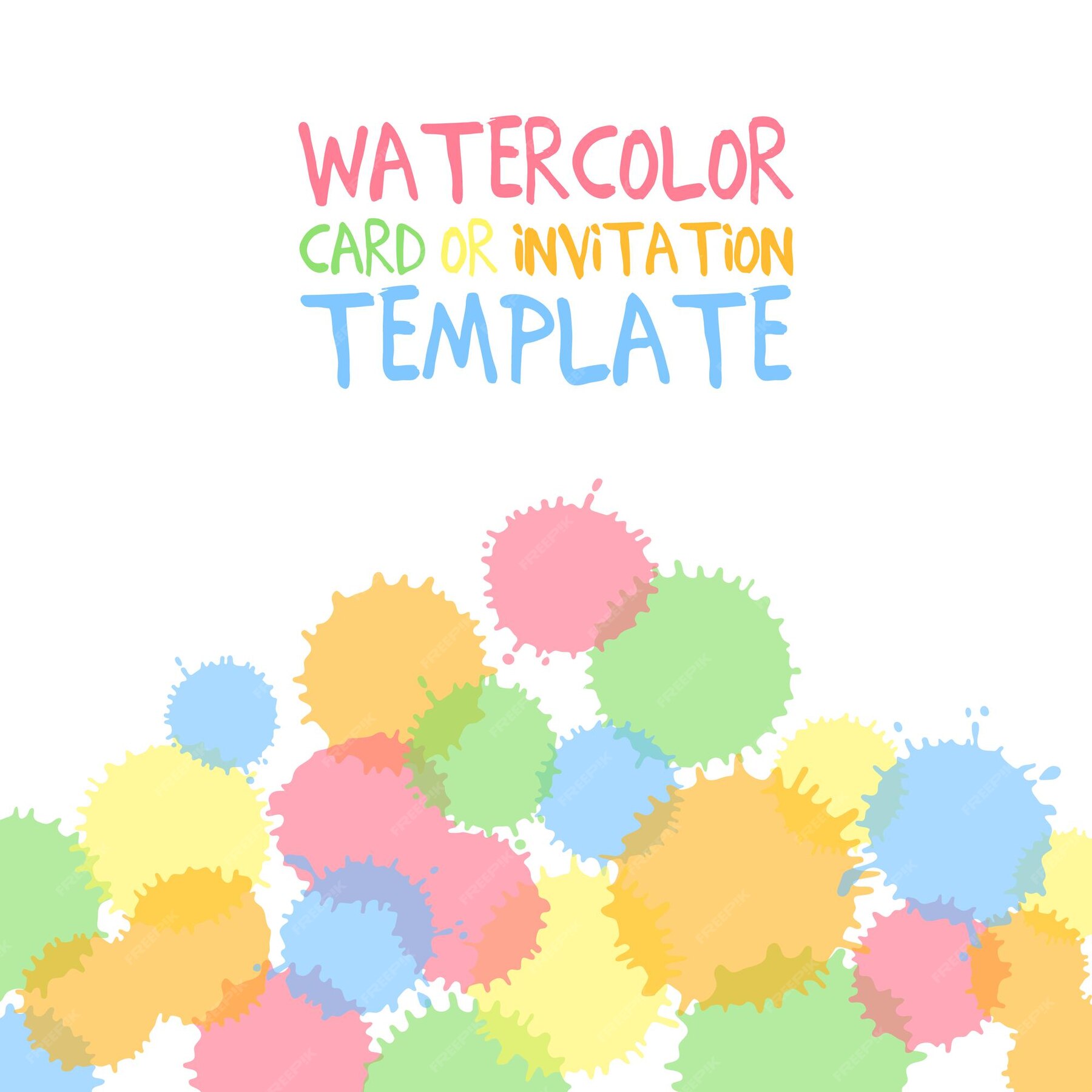 premium-vector-watercolor-card-template