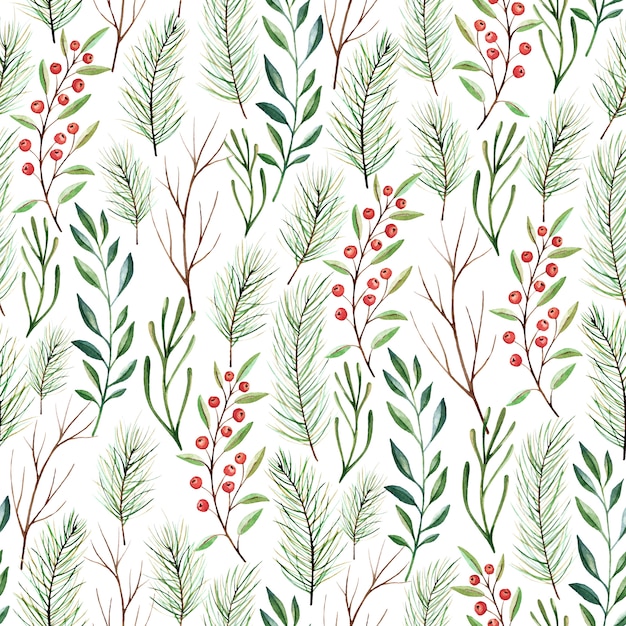 Download Free Watercolor Christmas Seamless Pattern Premium Vector Use our free logo maker to create a logo and build your brand. Put your logo on business cards, promotional products, or your website for brand visibility.