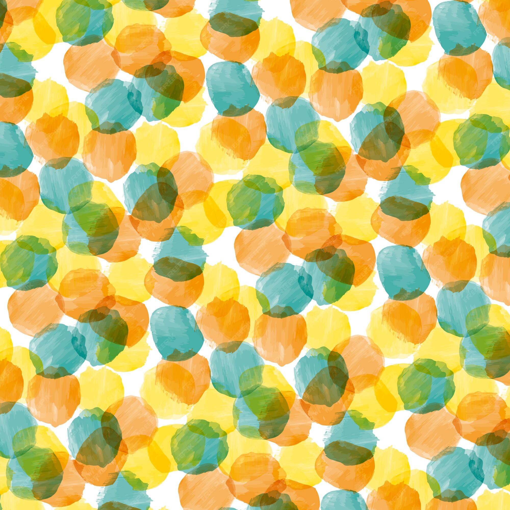 Free Vector | Watercolor dotty pattern