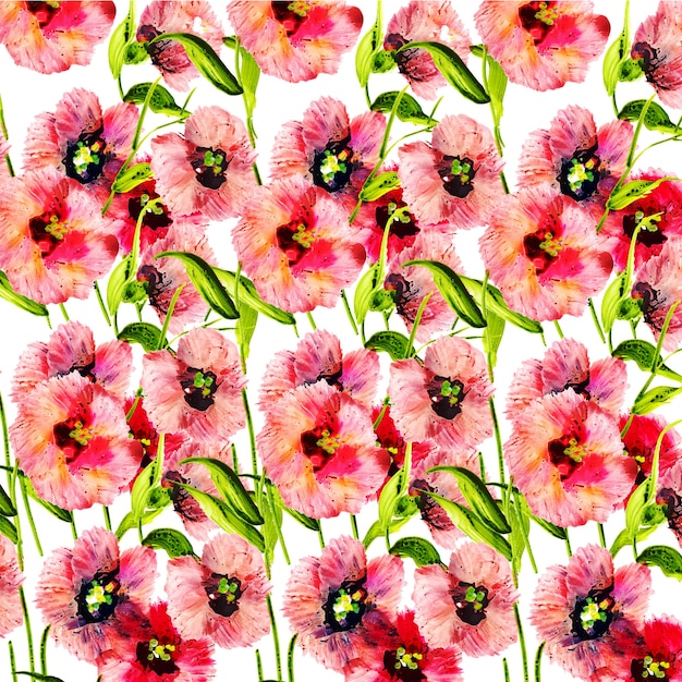 Premium Vector | Watercolor floral background