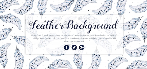 Watercolor floral merry christmas banner Premium Vector