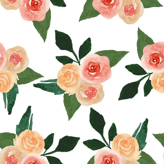 Watercolor flower background | Premium Vector