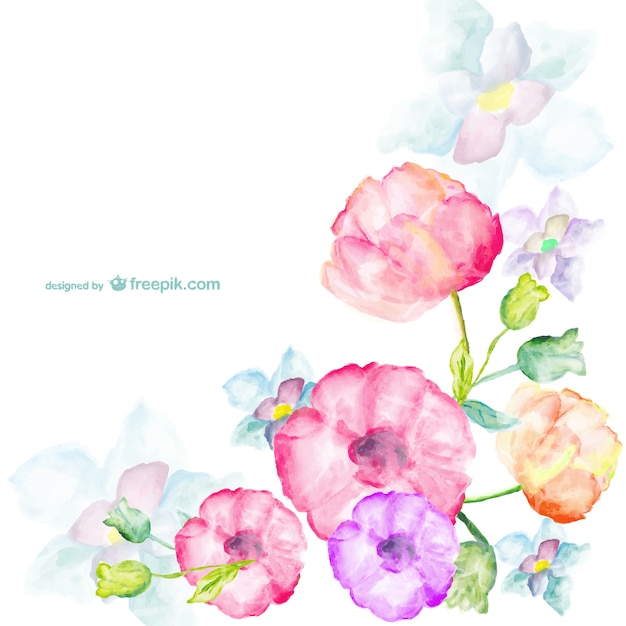 Free Free Watercolor Flower Svg Free 442 SVG PNG EPS DXF File