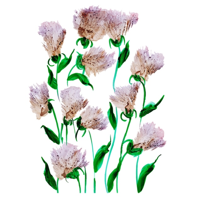 Download Watercolor flowers Vector | Free Download