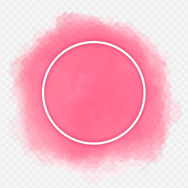 Download Free Vector | Watercolor frame in pink color