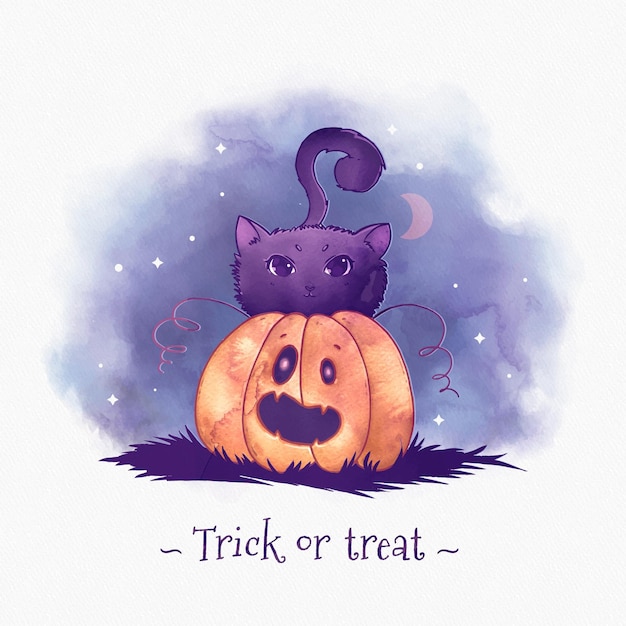 Download Watercolor Halloween Images Free Vectors Stock Photos Psd