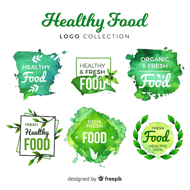 Download Free Download Free Watercolor Healthy Food Logo Set Vector Freepik Use our free logo maker to create a logo and build your brand. Put your logo on business cards, promotional products, or your website for brand visibility.