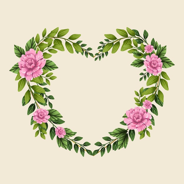 Free Vector | Watercolor hearts border and frame