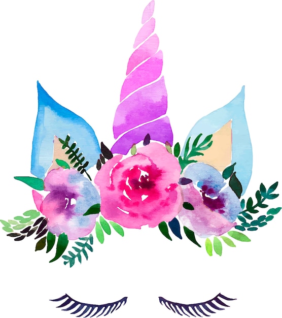 Free Free 111 Unicorn Flower Crown Svg SVG PNG EPS DXF File