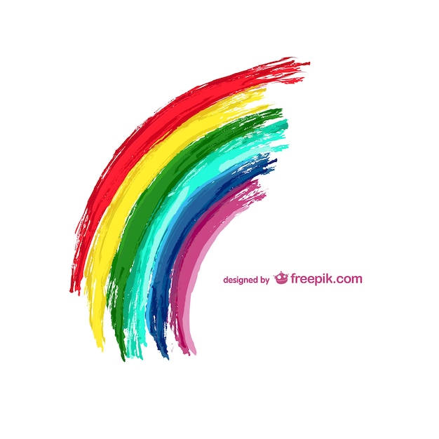Download Watercolor rainbow | Free Vector