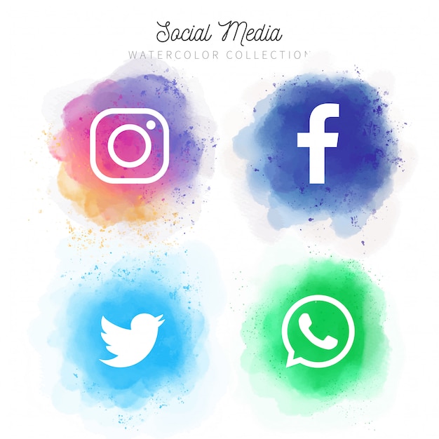 Download Free Free Vector Watercolor Social Media Collection Use our free logo maker to create a logo and build your brand. Put your logo on business cards, promotional products, or your website for brand visibility.