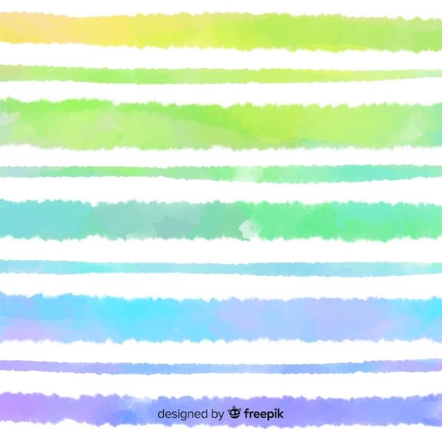 Watercolor stripes background Vector | Free Download