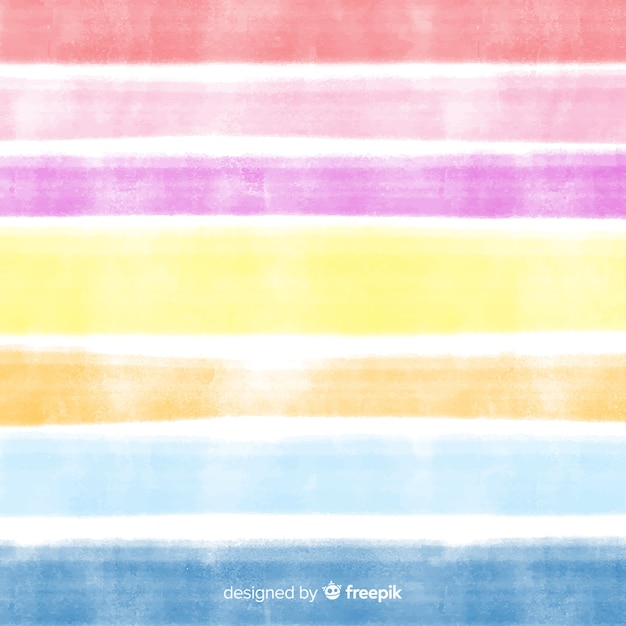 Free Vector | Watercolor stripes background