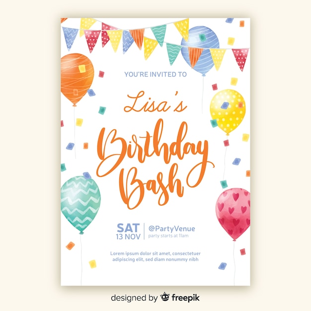 Free Fonts For Birthday Invitations 6