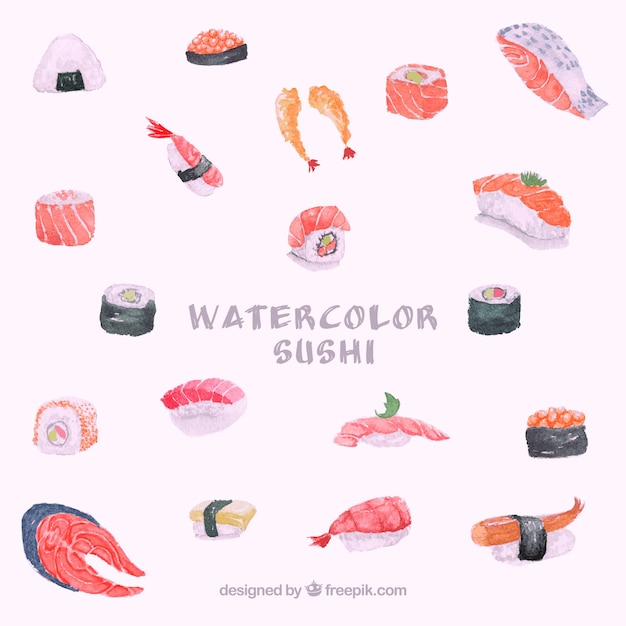 Download Free Watercolor Sushi Background Free Vector Use our free logo maker to create a logo and build your brand. Put your logo on business cards, promotional products, or your website for brand visibility.