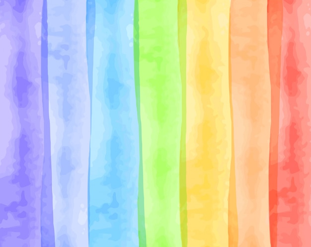 Download Watercolor texture for rainbow shades Vector | Premium Download