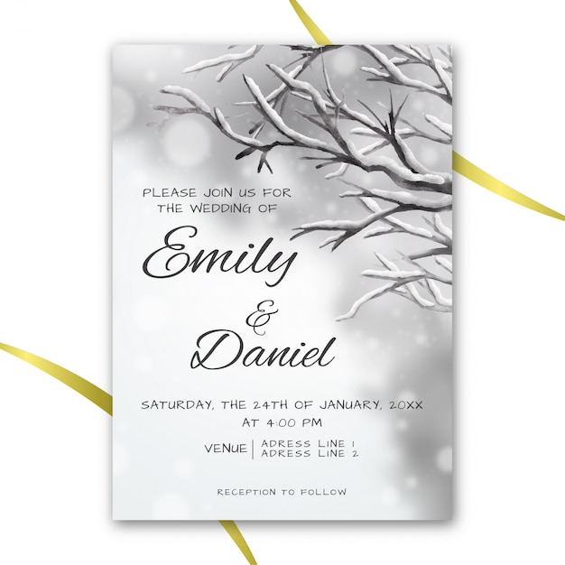 Wedding Invitations Tem 3