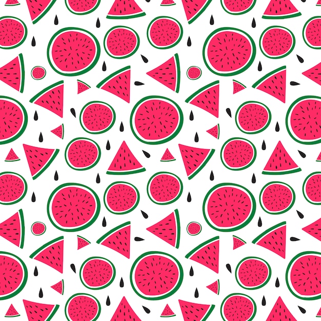 Free Vector Watermelon pattern