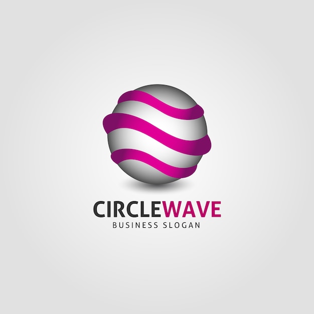 Download Free Wave Circle Logo Template Premium Vector Use our free logo maker to create a logo and build your brand. Put your logo on business cards, promotional products, or your website for brand visibility.