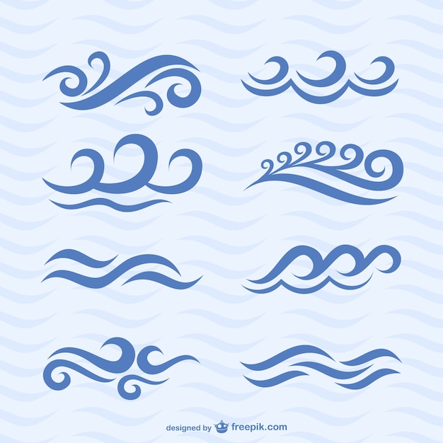 Download Wave icons | Free Vector