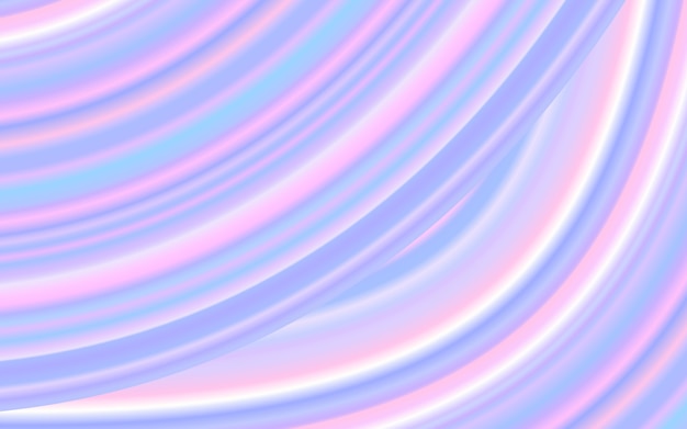 波の液体の形の色の背景 プレミアムベクター