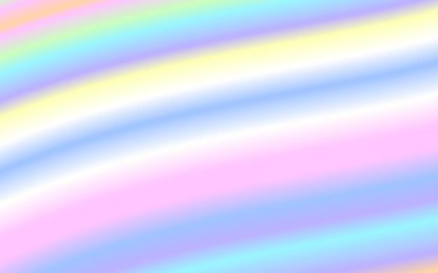 波液体形状パステル虹色背景 プレミアムベクター