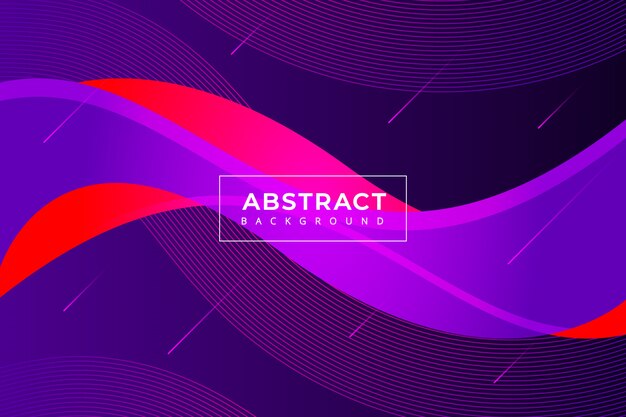 Wavy abstract background | Free Vector