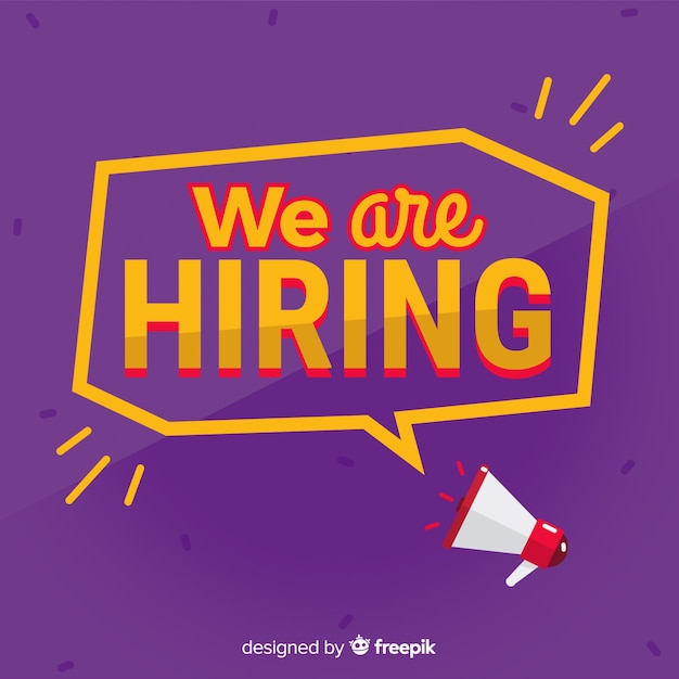 Premium Vector We Are Hiring Concept