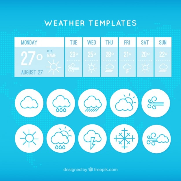 Weather Template Images Free Vectors Stock Photos Psd