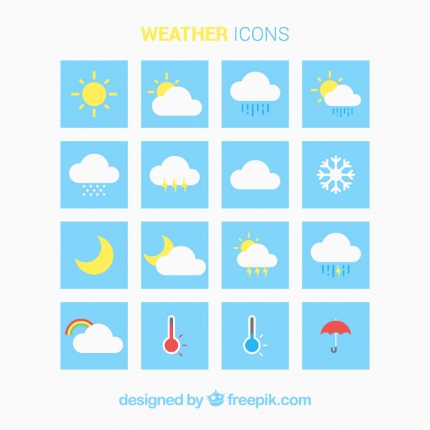 Weather icon collection